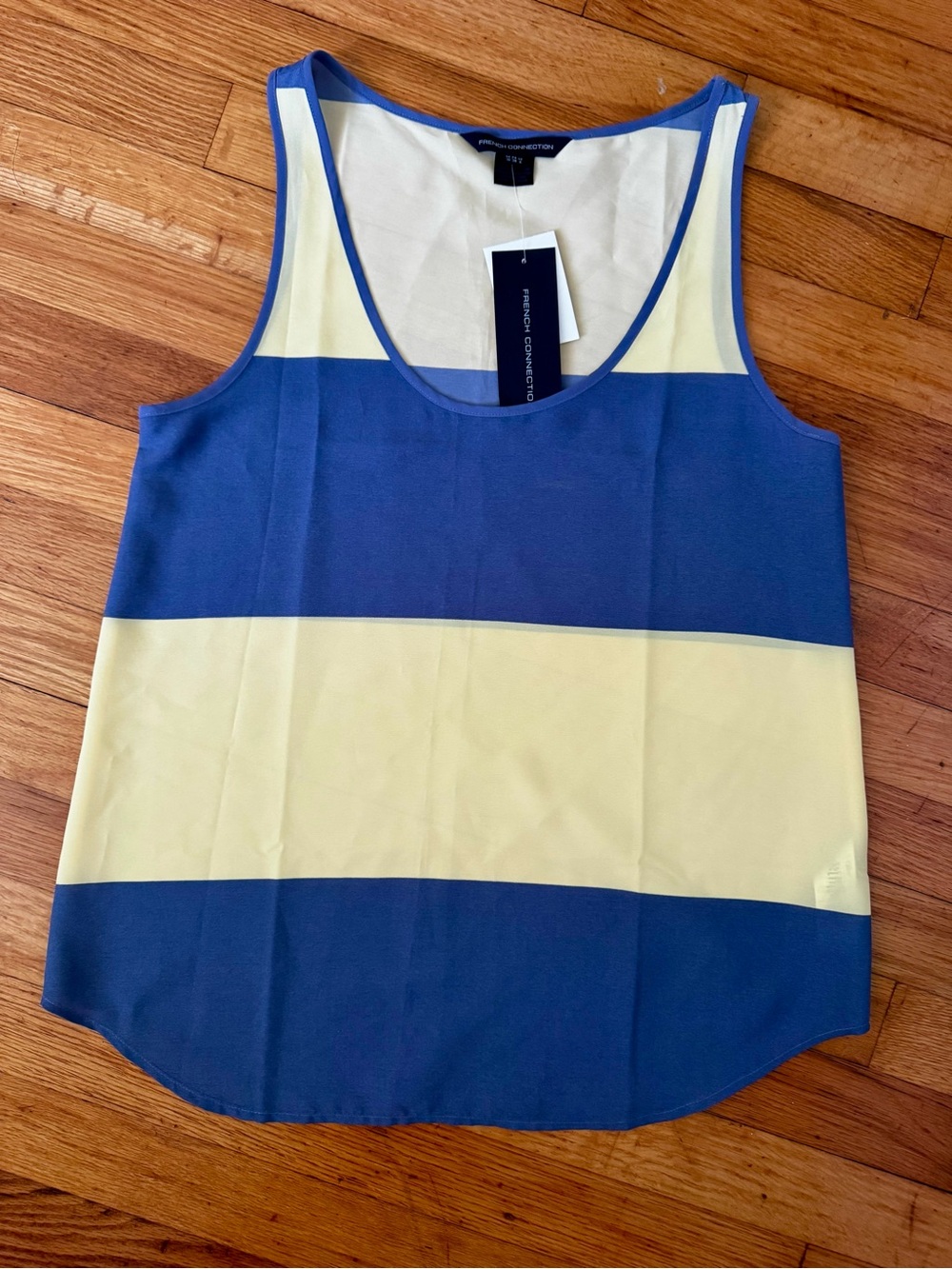 French Connection Bold Block Striped Top